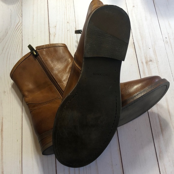 Vince Camuto Cognac Payatt Booties - 6.5 - Picture 6 of 8